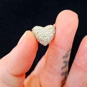 Sterling silver and cz pendant